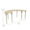 Flash Furniture 29.5 in W, 59 in L, 23 in H, Beechwood, Birch Plywood, Steel, Beech MK-ME088019-GG - alternate 8